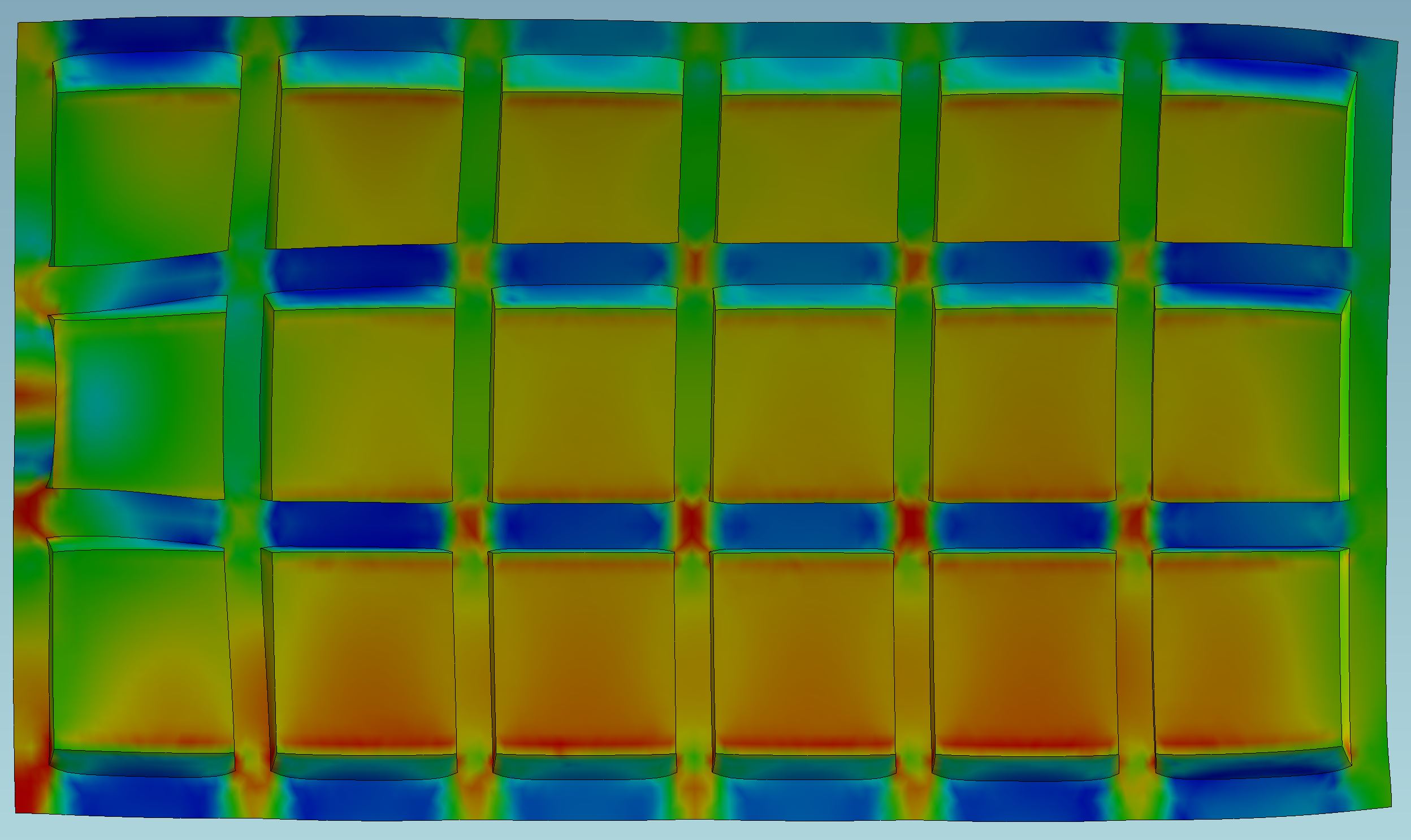 Analysis of tank design trial